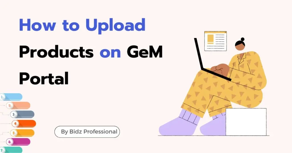 How to upload products on GeM Portal