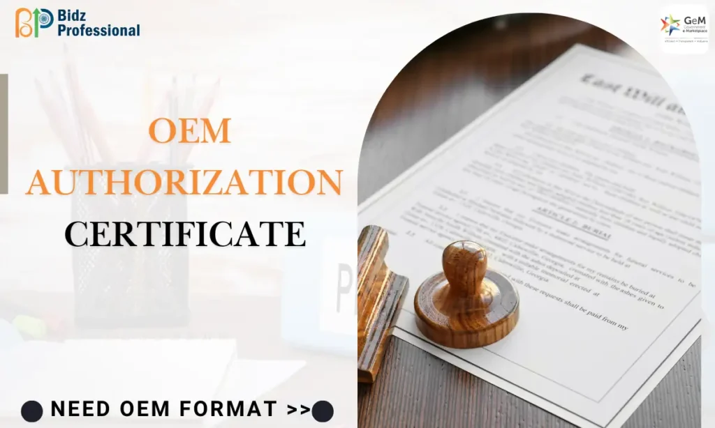 OEM AUTHORIZATION Certificate