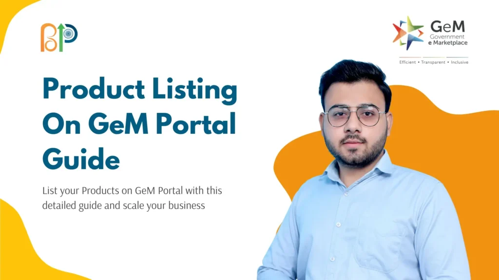 Product listing on gem portal