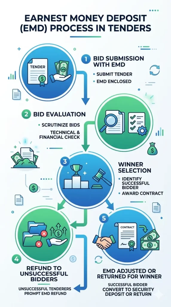 what is EMD in GeM Portal